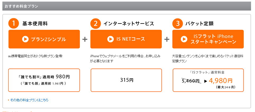 Iphone 4sをauで新規または 機種変更で買う場合 毎月割 スタートキャンペーン Pc It Webの基礎知識 はじめの一歩