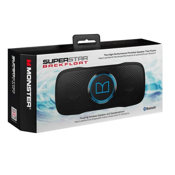 水に浮かせられる防水BluetoothスピーカーSUPERSTAR BACKFLOAT